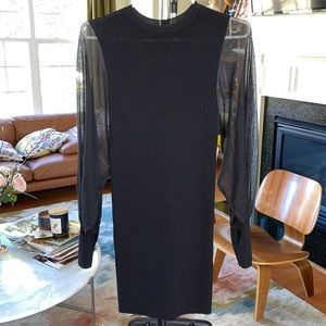 Zara knit black dress.